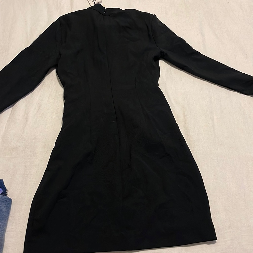Long sleeve mini black Zara dress